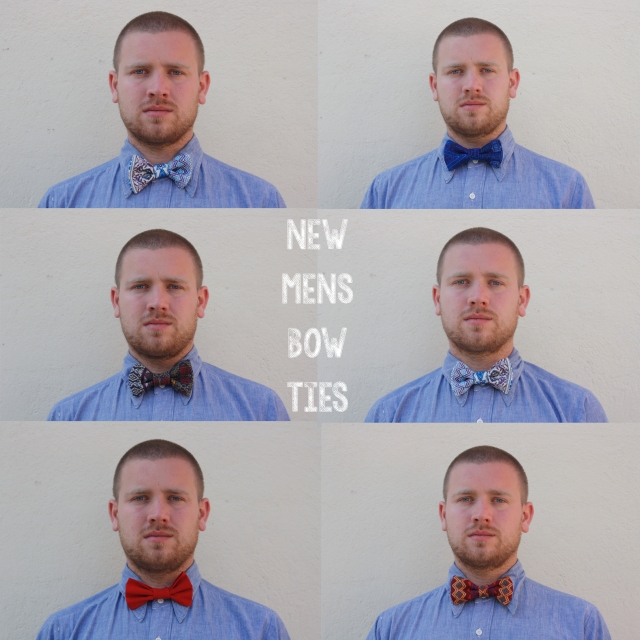 New men's bow ties